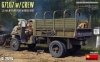 MiniArt 35383 G7107 w/CREW 1,5t 4X4 CARGO TRUCK w/METAL BODY 1/35